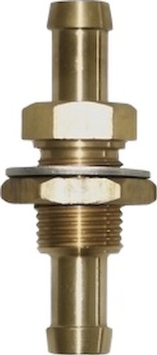 SeaSense Thru-Bulk Head Fuel Fitting 3/8-Inch Brass