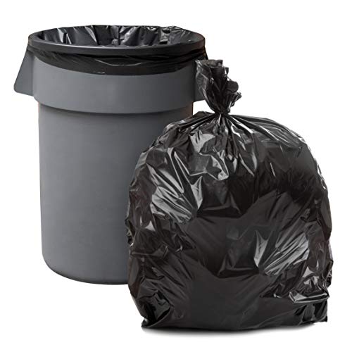 Plasticplace 55-60 gallon Trash Bags, 2.0 Mil, 38"W x 58"H, Black, 50/ Case
