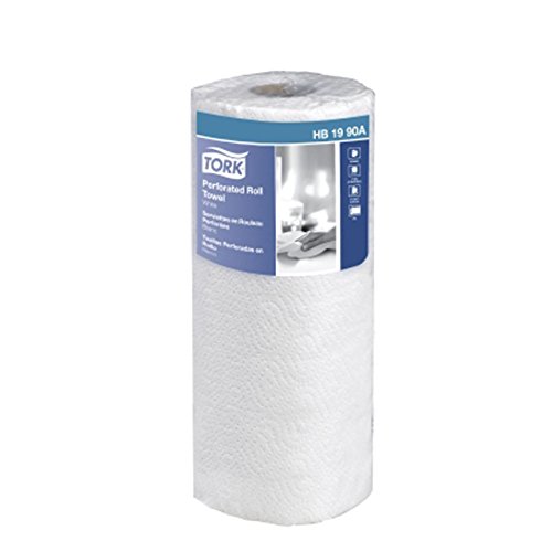 Tork HB1990A Perforated 2-Ply Roll Towel, White