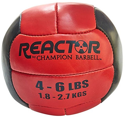 Champion Barbell Medicine Ball, 4-6 lb. - Red