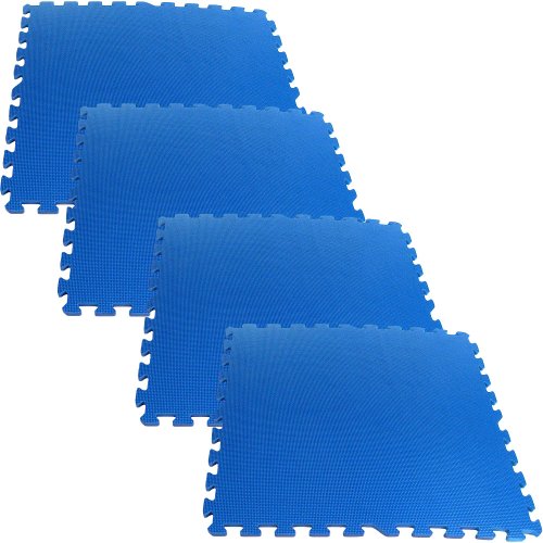 Stalwart Foam Mat Floor Tiles, Interlocking Ultimate Comfort EVA Foam Padding by Stalwart â€“ Soft Flooring for Exercising, Yoga,