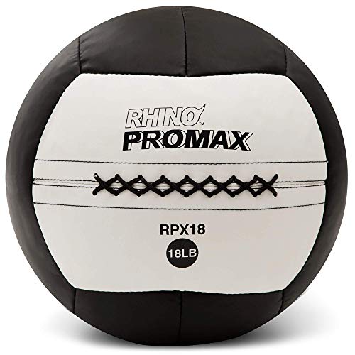 Champion Sports RPX18 Rhino Promax Slam Balls, 18 lb, Soft Shell with Non-Slip Grip, Medicine Wall Ball for Crossfit,