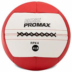 Champion Sports RPX4 Rhino Promax Slam Balls, 4 lb, Soft Shell with Non-Slip Grip, Medicine Wall Ball for Crossfit,