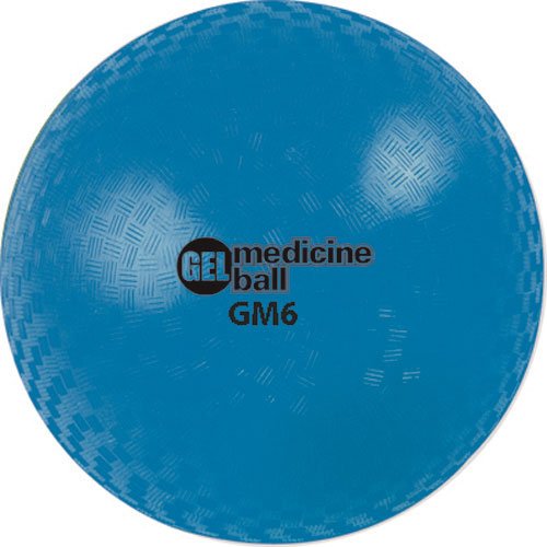 Champion Sports Gel Filled Medicine Ball (Blue 4lbs)