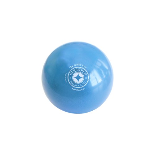 STOTT PILATES Toning Ball (Blue), 2 lbs / 0.9 kg