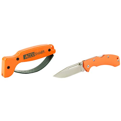 AccuSharp 716C Sharpener & Folding Knife Combo Orange G10