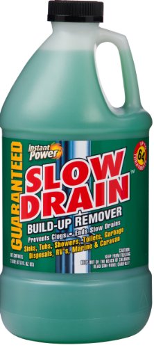 Instant Power 1907 Slow Drain Build Up Remover, 2 Liter