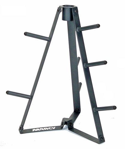 Marcy Fitness Marcy Plate Tree for Standard Size Weight Plates/Storage Rack for Exercise Weights PT-36