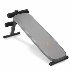 Apex Tools Apex Utility Bench Slant Board Sit Up Bench Crunch Board Ab Bench for Toning and Strength Training JD-1.2