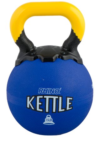 Champion Sports Rhino Kettle Bell Weights, 15-Pound
