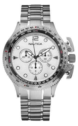 Nautica Men's N26508G BFC II Stainless Steel Chronograph Watch