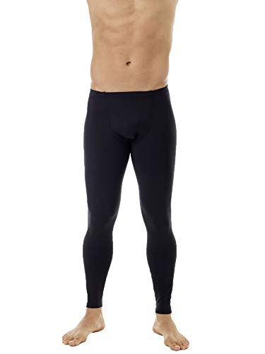 Underworks Men's Compression Pants 3-Pack 6X Black