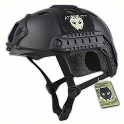 ATAIRSOFT PJ Type Tactical Paintball Airsoft Fast Helmet Black