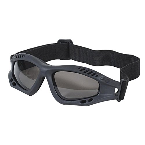 VooDoo Tactical 02-8832001000 Sportac Goggle Glasses with G-15 Lens, Black Frame