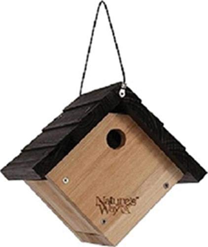 Nature's Way Bird Products CWH1 Cedar Wren House, 8" x 8.875" x 8.125"