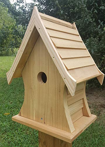 Bird Houses by Mark Cottage Bird House w/Shingle Roof