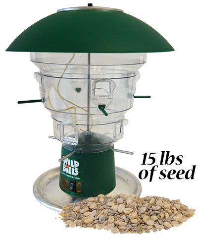 BestNest Wild Bills Electronic Bird Feeder & Waste Free Seed, 8 Port