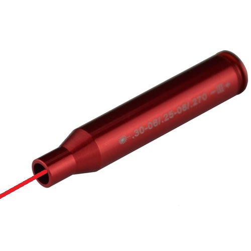 Field Sport .30-06 Springfield 7.62x63mm Red Aluminum Cartridge Laser Boresighter Red