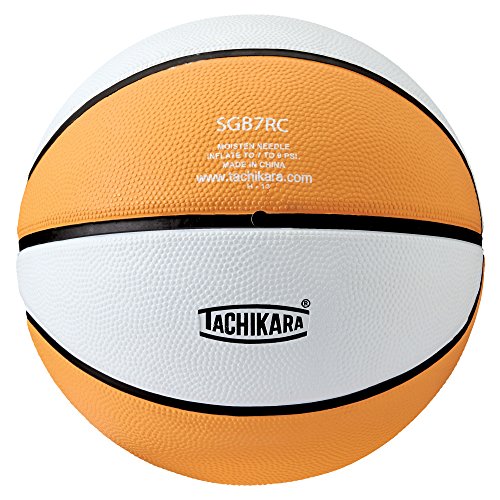 Tachikara Colored Regulation Size BasketBall, Gold-White