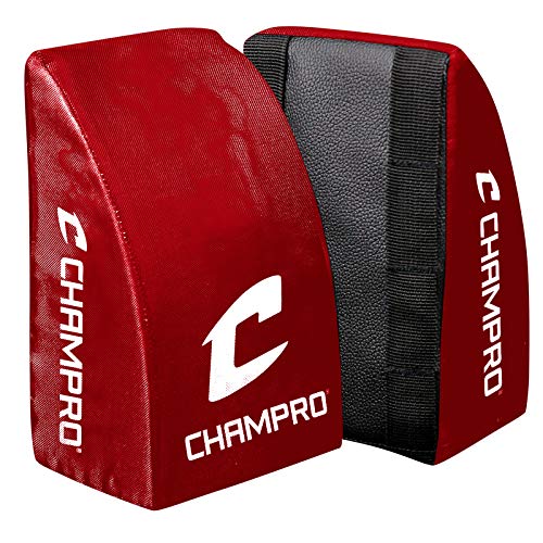Champro Catcher's Knee Support (Scarlet, Youth)