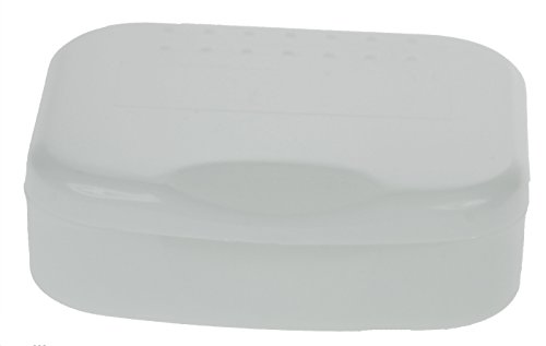 Safe-T-Gard Mouthguard Case - 1" Plastic for Moughguards without Straps by Safe-T-Gard (White)