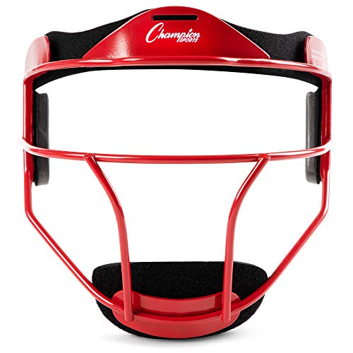 Champion Sports FMARD  Steel Softball Face Mask - Classic Baseball Fielders Masks for Adults - Durable Head Guards - Premium