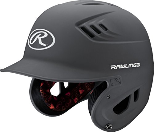 Rawlings R16 Series Matte Batting Helmet, Graphite, Senior (R16M)