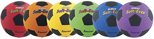 Champion Sports Rhino Soft Eeze Soccer Ball Set (Multi)