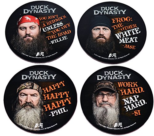 Duck Dynasty 4 pack Coaster Set