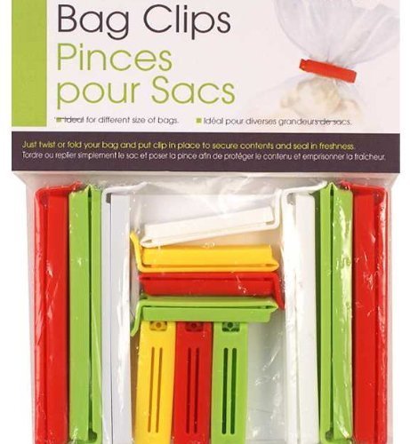 Jed Mart 13-pc Bag Clips Sealer, Coupon Size, Colors may vary