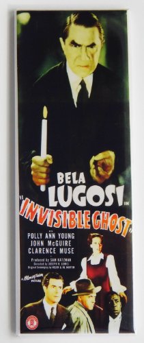 Blue Crab Magnets Invisible Ghost Movie Poster Fridge Magnet (1.5 x 4.5 inches)