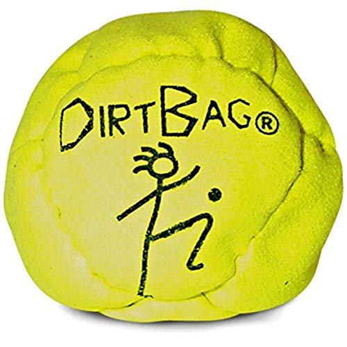World Footbag Dirtbag Hacky Sack Footbag, Neon Yellow