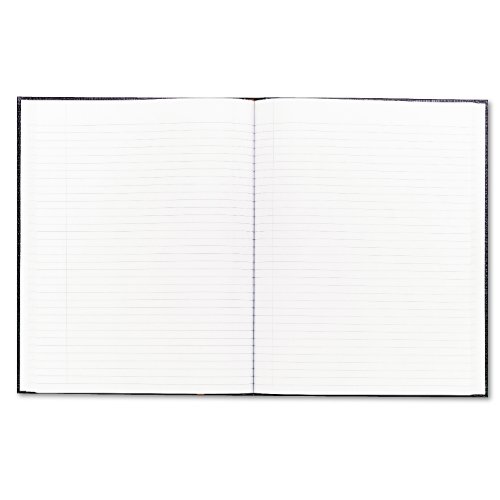 Blueline A1081 Large Executive Notebook w/Cover 10 3/4 x 8 1/2 Letter Black Cover 75 Sheets