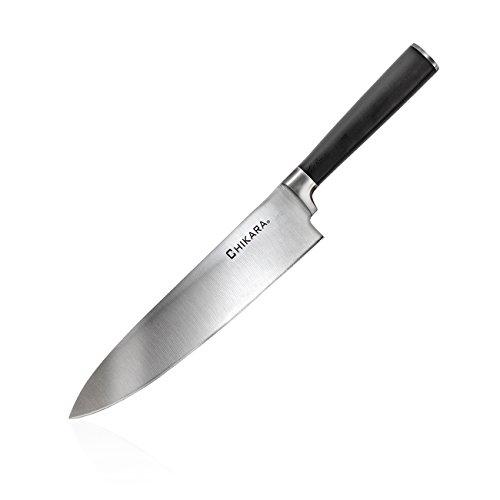 Ginsu Gourmet Chikara Series Forged 420J Japanese Stainless Steel 8-Inch Chef's Knife, 07140DS