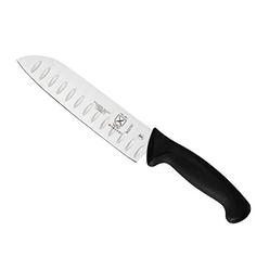 Mercer Culinary Mercer Cutlery M22707 Mercer Cutlery Santoku Knife,7 in Blade,Black Handle  M22707