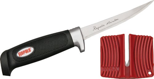 Rapala 7 1/2 Inch Soft Grip Fillet Knife / Single Stage Sharpener