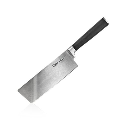 Ginsu Gourmet Chikara Series Forged 420J Japanese Stainless Steel 6-Inch Cleaver Knife, 07144DS