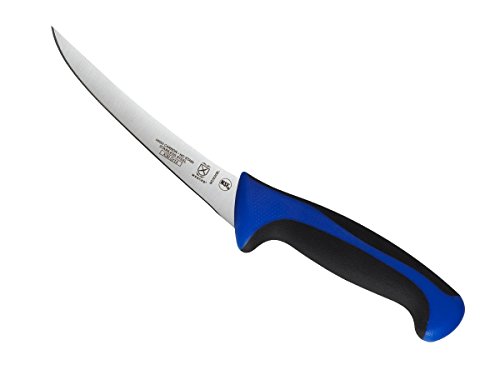 Mercer Culinary Millennia 6-Inch Curved Boning Knife, Blue