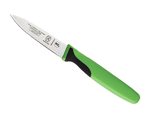 Mercer Culinary Millennia 3-Inch Slim Paring Knife, Green