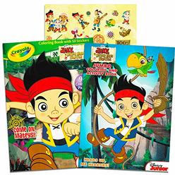 Disney Jake and the Neverland Pirates Coloring and Activity Book Set - (2 Books ~ 96 pgs each)