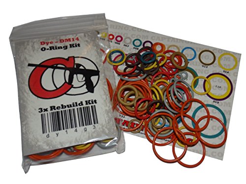 Captain O-Ring GOG EXTCY, Envy, G1 - Color Coded 3X Oring Rebuild Kit