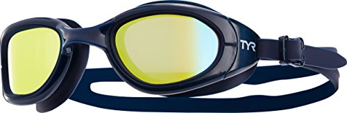 TYR Special Ops 2.0 Polarized Goggles, Gold/Navy, One Size