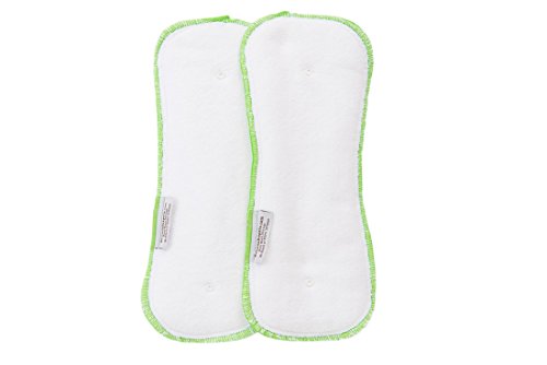 Buttons Diapers Buttons Cloth Diapers - Small Nighttime"Doubler" Insert - 2 Pack
