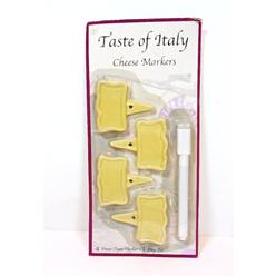 Bluebonnet Bargains Taste of Italy Cheese Markers (4pc &1 marker)