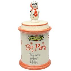 Appletree Design Be Paws You're My Friend Cookie Jar, 12-Inch, You're Never Too Busy To Listen