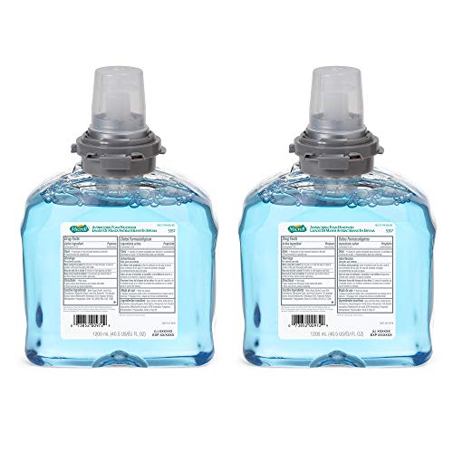GOJO MICRELL TFX Antibacterial Foam Handwash, 1200 mL Hand Soap Refill For MICRELL TFX Touch-Free Dispenser (Pack of 2) â€“ 5357-02