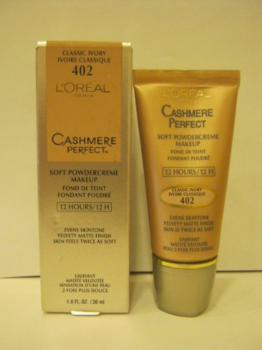 L'oreal Cashmere Perfect Soft Powder Creme Makeup - #402 Classic Ivory