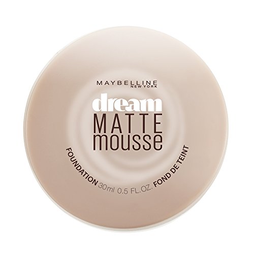 Maybelline New York Dream Matte Mousse Foundation, Porcelain Ivory, 0.5 Fl Oz (Pack of 1)