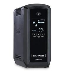 CyberpowerPC CyberPower CP850PFCLCD PFC Sinewave UPS System, 850VA/510W, 10 Outlets, AVR, Mini-Tower,Black