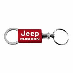 DanteGTS Jeep Rubicon Red Valet Key Fob Authentic Logo Key Chain Key Ring Keytag Lanyard